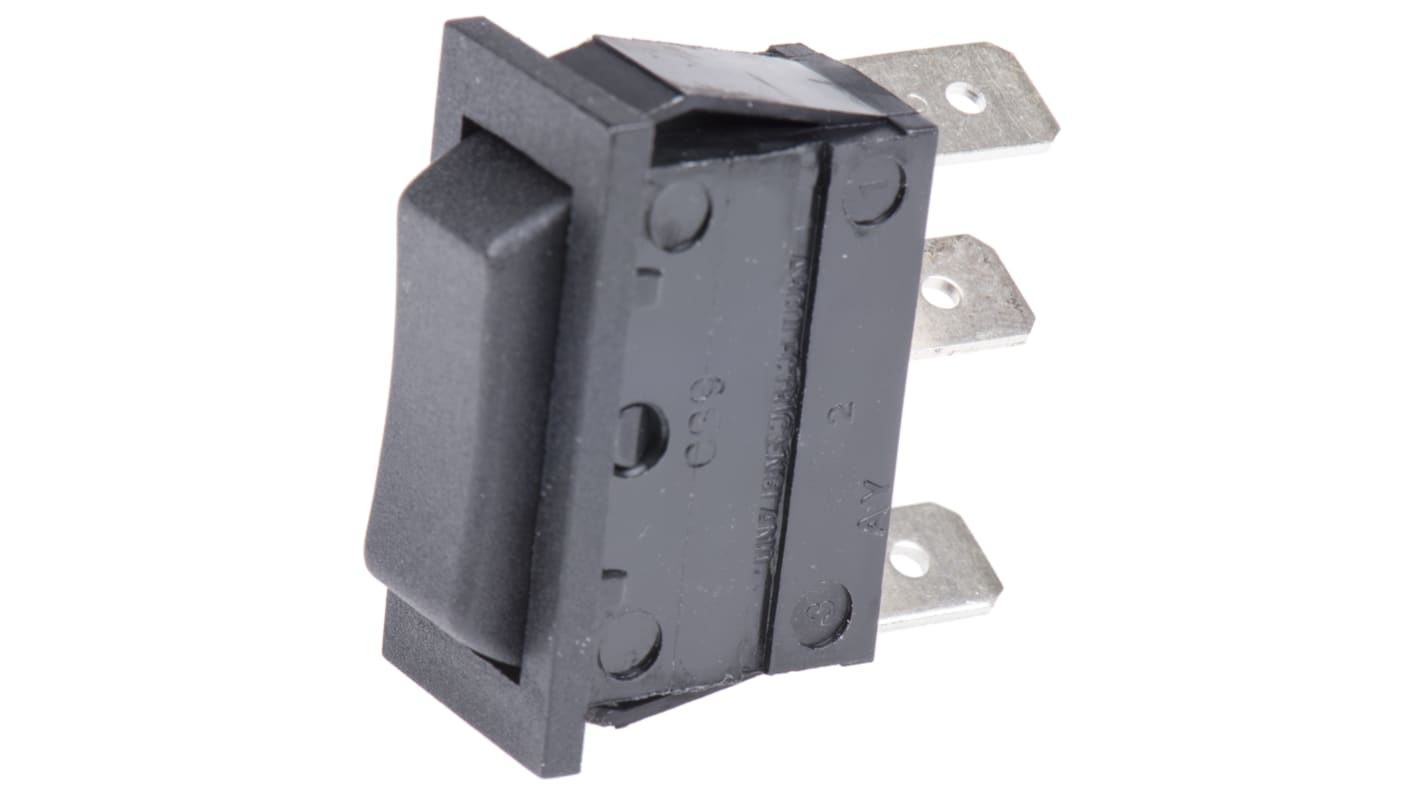 Arcolectric (Bulgin) Ltd SPDT, (On)-Off-(On) Rocker Switch Panel Mount