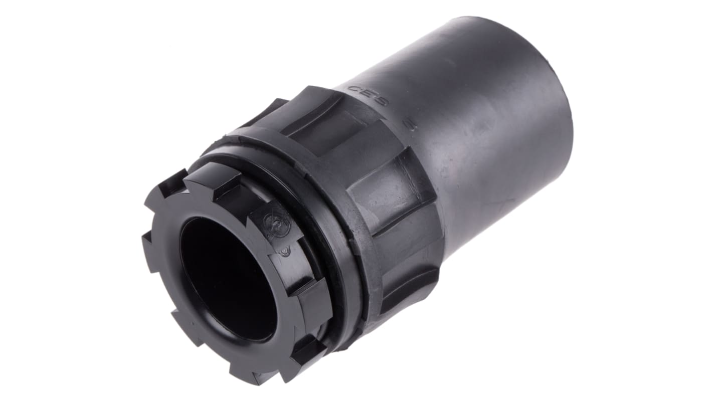 TE Connectivity CES Series Black Plastic Cable Gland, PG13.5 Thread, 12.7mm Min, 28.4mm Max, IP68