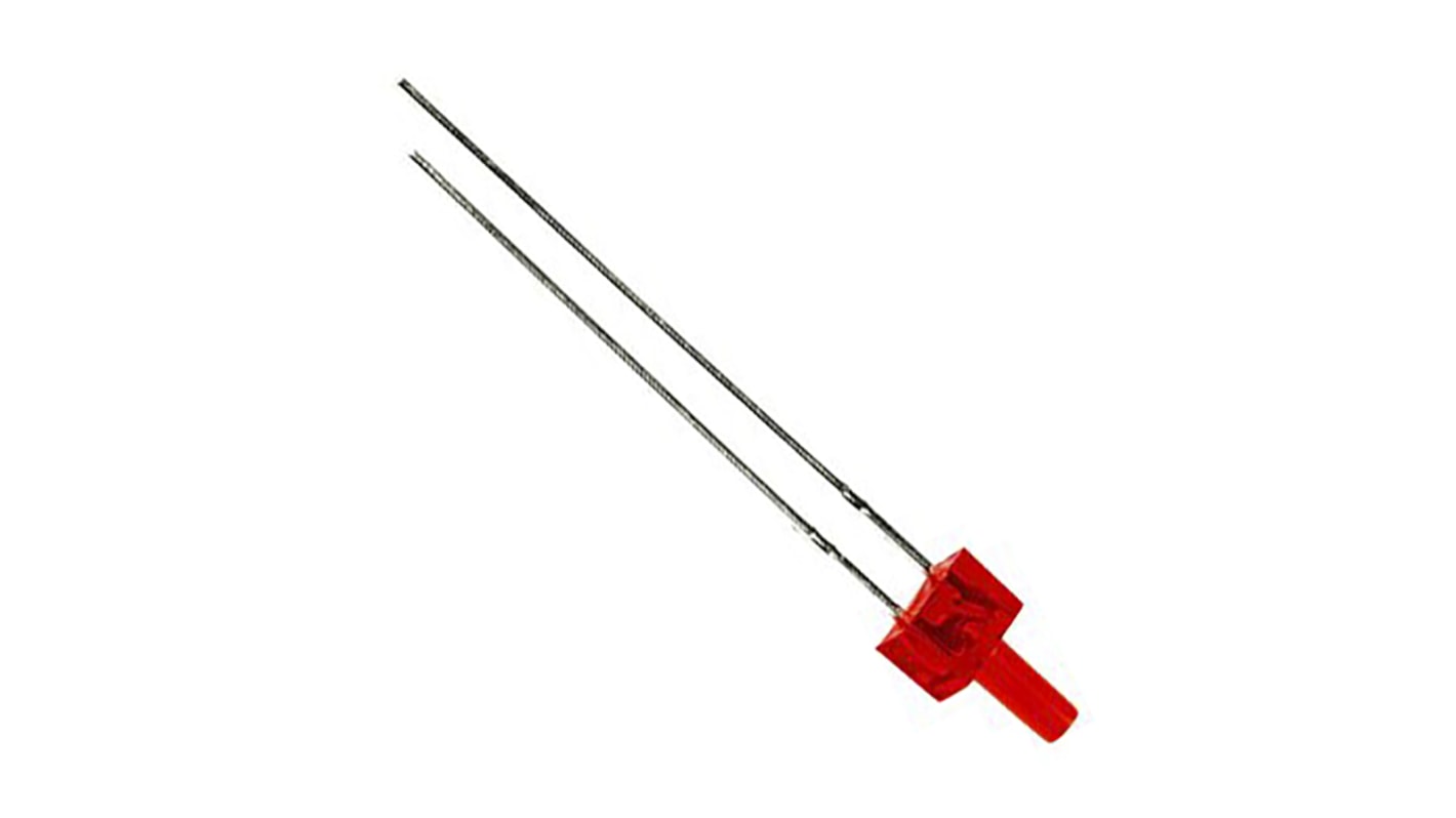 LED Rouge, Traversant, 2 mm, 2 V