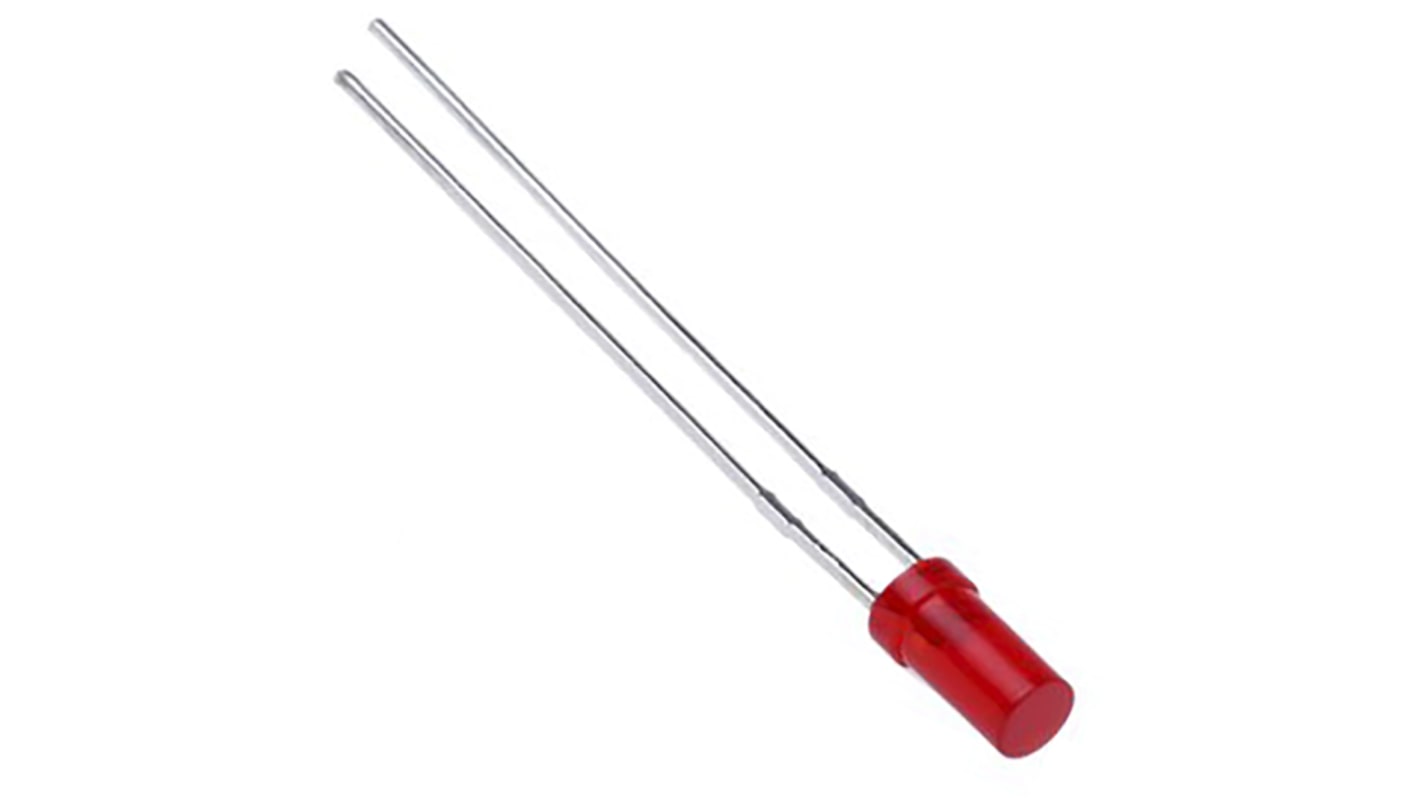 LED Rouge, Traversant, 5 mm (T-1 3/4), 2,25 V