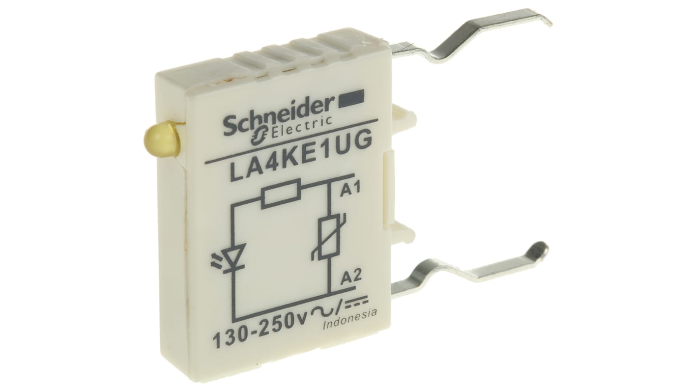 Supresor de transitorios Schneider Electric LA4K, para uso con Serie CA, serie LC, serie LP