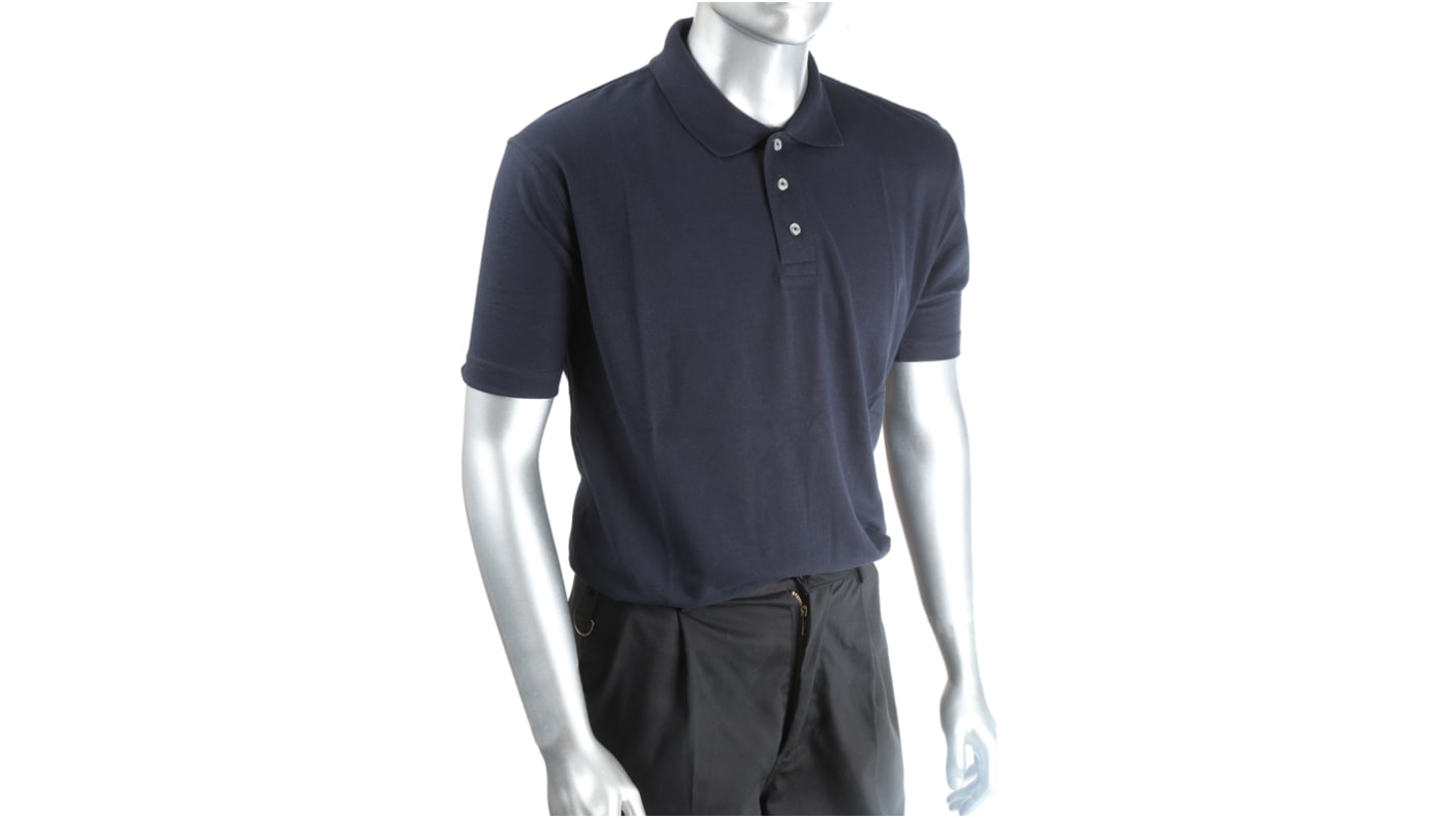 Dickies Navy Cotton Polo Shirt, UK- L, EUR- L