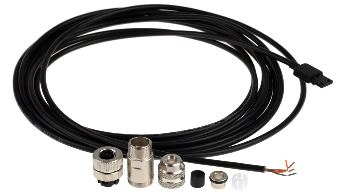 STEGO Straight Female 4 way M12 to Sensor Actuator Cable, 5m