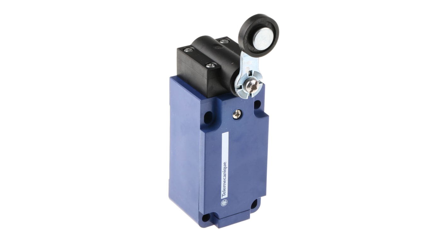 Telemecanique Sensors OsiSense XC Series Lever Limit Switch, NO/NC, IP65, DP, Plastic Housing, 240V ac Max, 3A Max