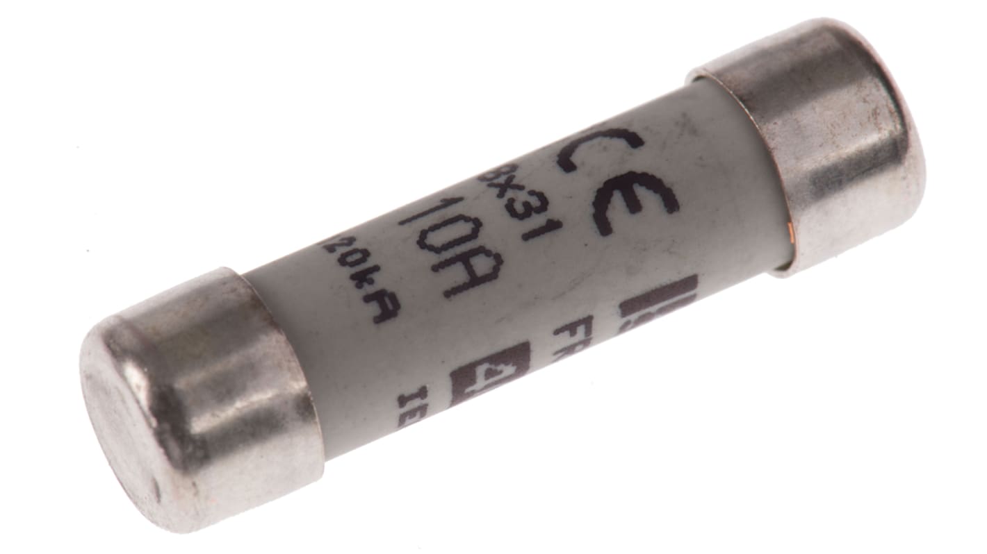 Mersen 10A Ceramic Cartridge Fuse, 8 x 32mm