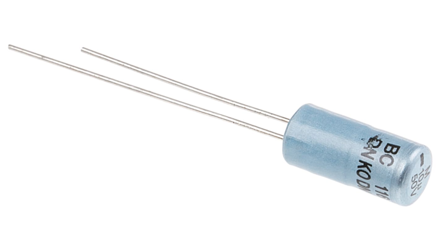 Vishay 10μF Aluminium Electrolytic Capacitor 50V dc, Radial, Through Hole - MAL211651109E3