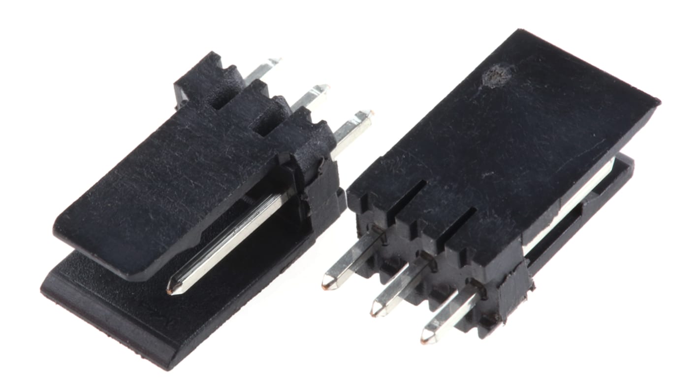 Conector macho para PCB Stelvio Kontek serie 475 de 3 vías, 1 fila, paso 2.54mm, para soldar, Montaje en orificio
