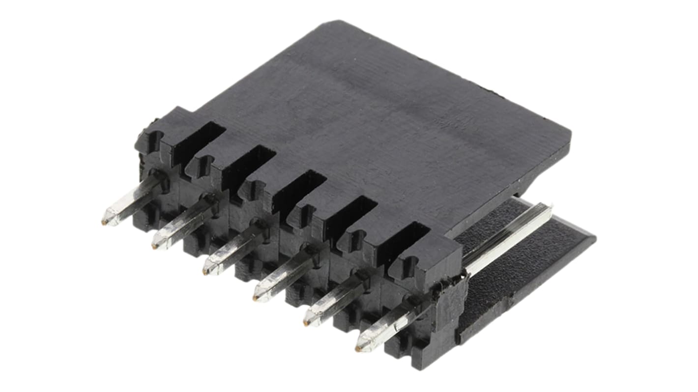 Stelvio Kontek 475 Leiterplatten-Stiftleiste Gerade, 6-polig / 1-reihig, Raster 2.54mm, Lötanschluss-Anschluss, 4.0A,