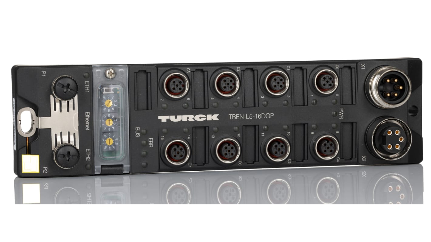 Turck TBEN-L Series I/O module, M12 5-pin, 5 way, 16 port
