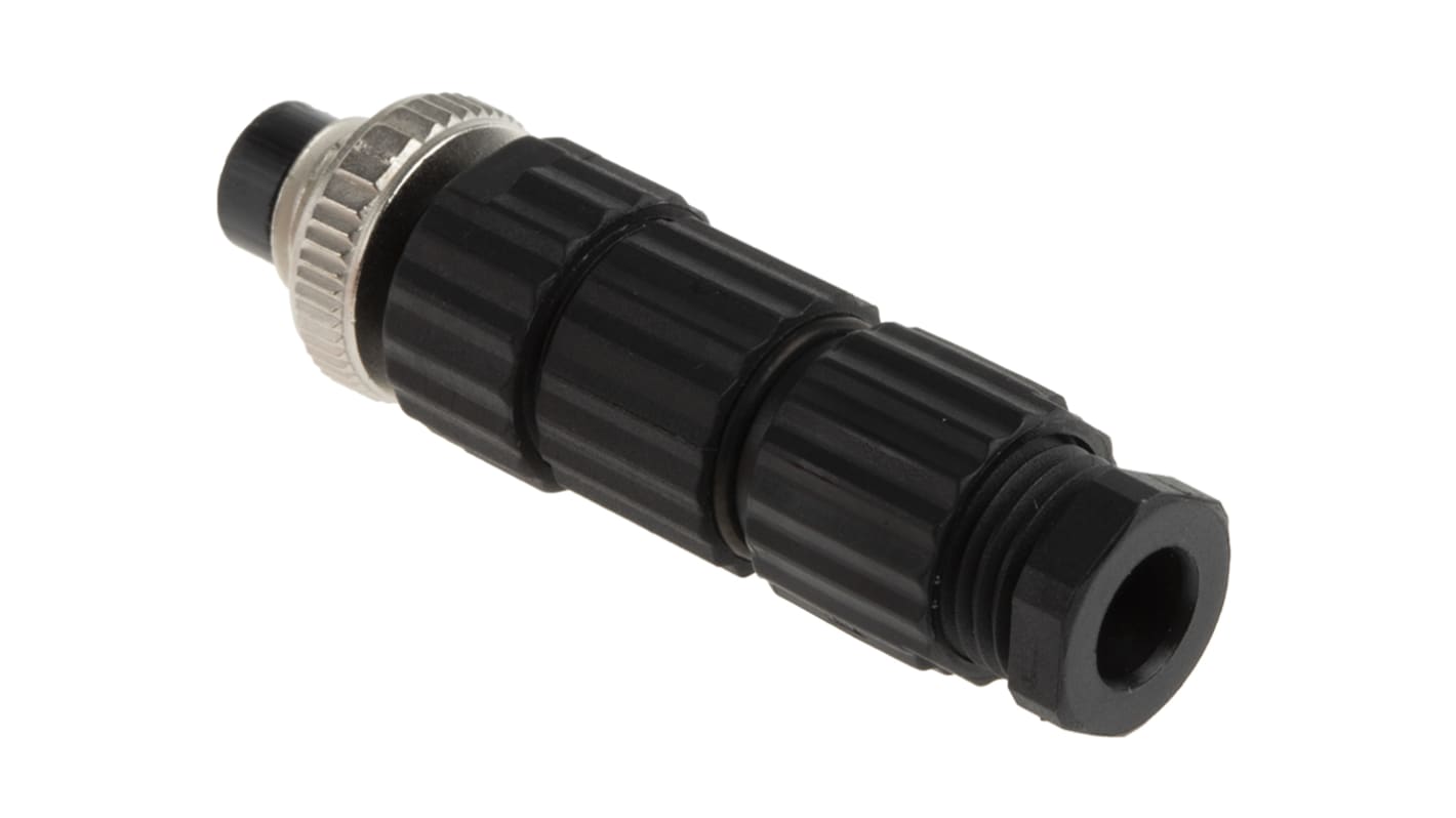 Hirschmann Circular Connector, 4 Contacts, Cable Mount, M8 Connector, Plug, Male, IP67, E Series