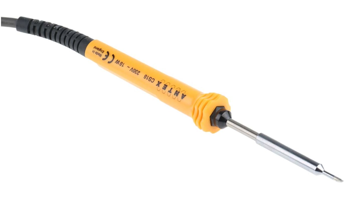 Antex Electronics Electric Soldering Iron, 230V, 18W