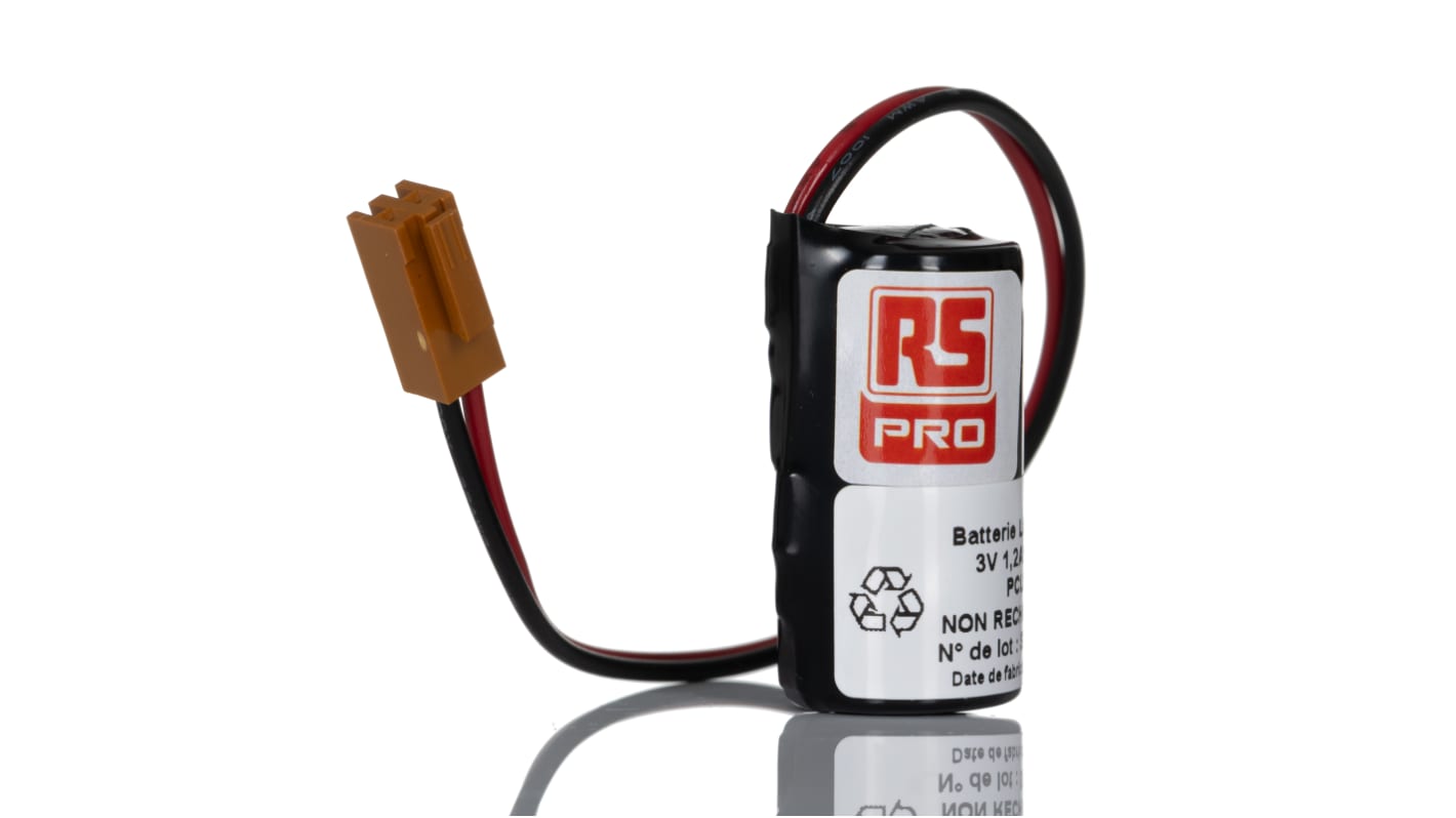 RS PRO Battery for Use with Fanuc, Siemens Series