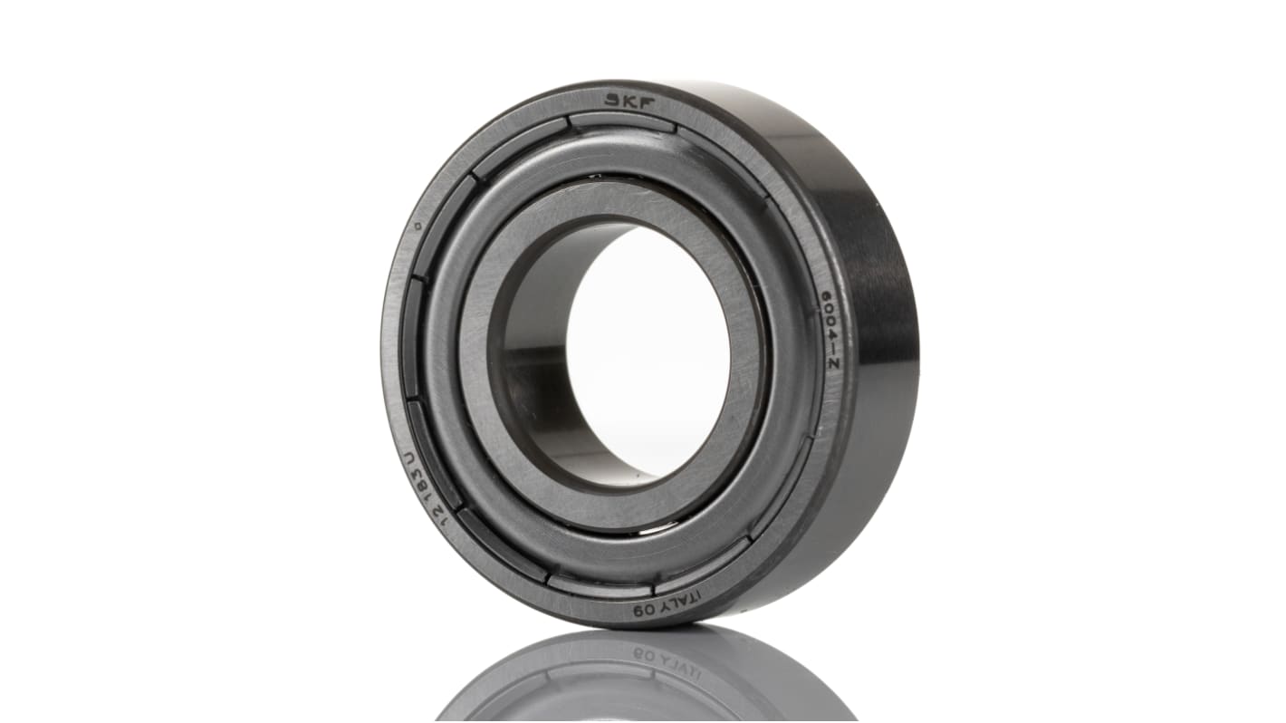 SKF 6004-Z Single Row Deep Groove Ball Bearing- One Side Shielded 20mm I.D, 42mm O.D