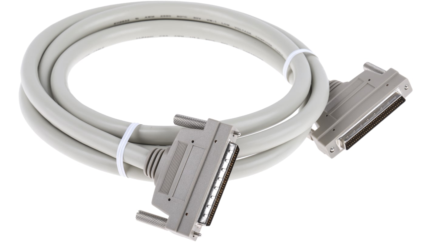 RS PRO SCSI-Kabel SCSI-3 / Stecker, SCSI-3 / Stecker, 2m, Rändelschraube