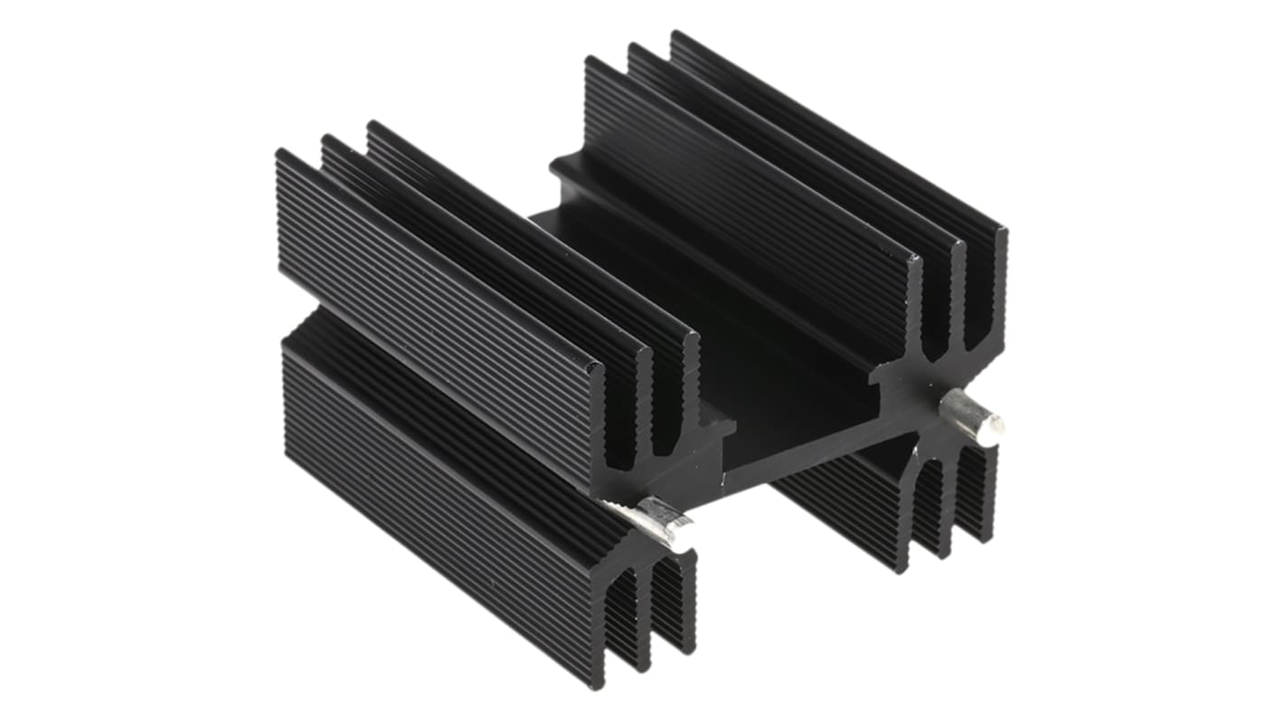 RS PRO Heatsink, 7°C/W, 38 x 35 x 25mm, Clip