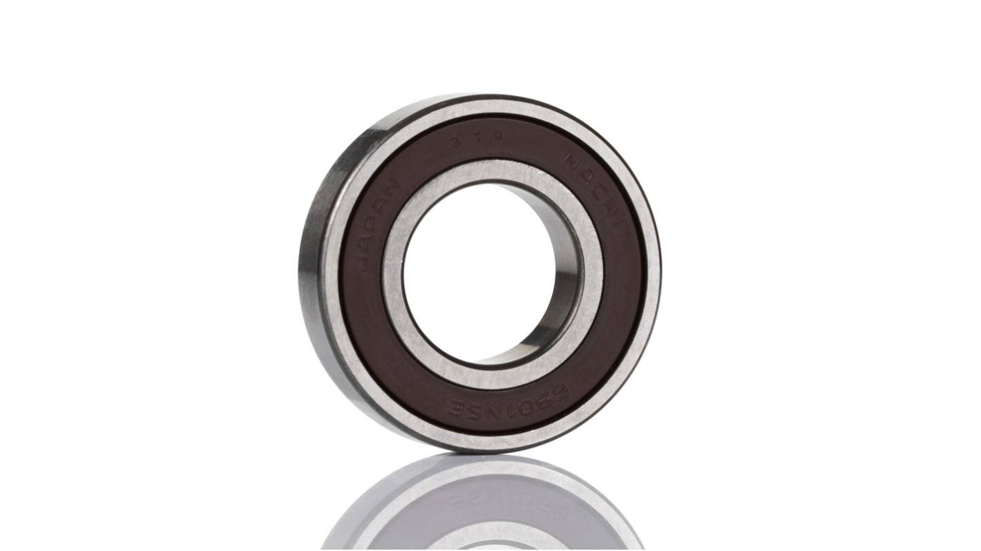 RS PRO 6901-2NSECM Single Row Deep Groove Ball Bearing- Both Sides Sealed 12mm I.D, 24mm O.D