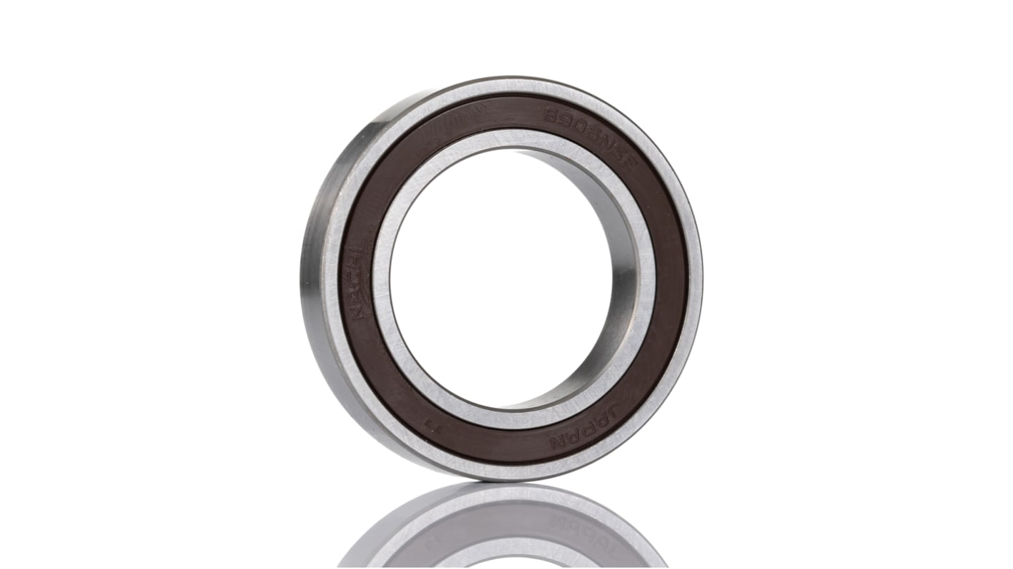 RS PRO 6906-2NSECM Single Row Deep Groove Ball Bearing- Both Sides Sealed 30mm I.D, 47mm O.D