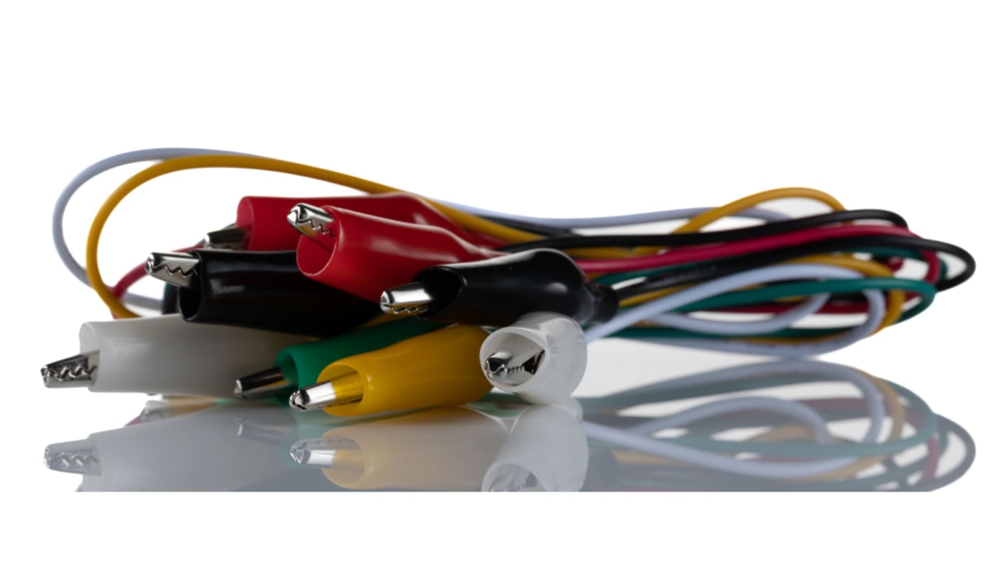 CC40CM Okdo Test Lead & Connector Kit With Crocodile Clips RS