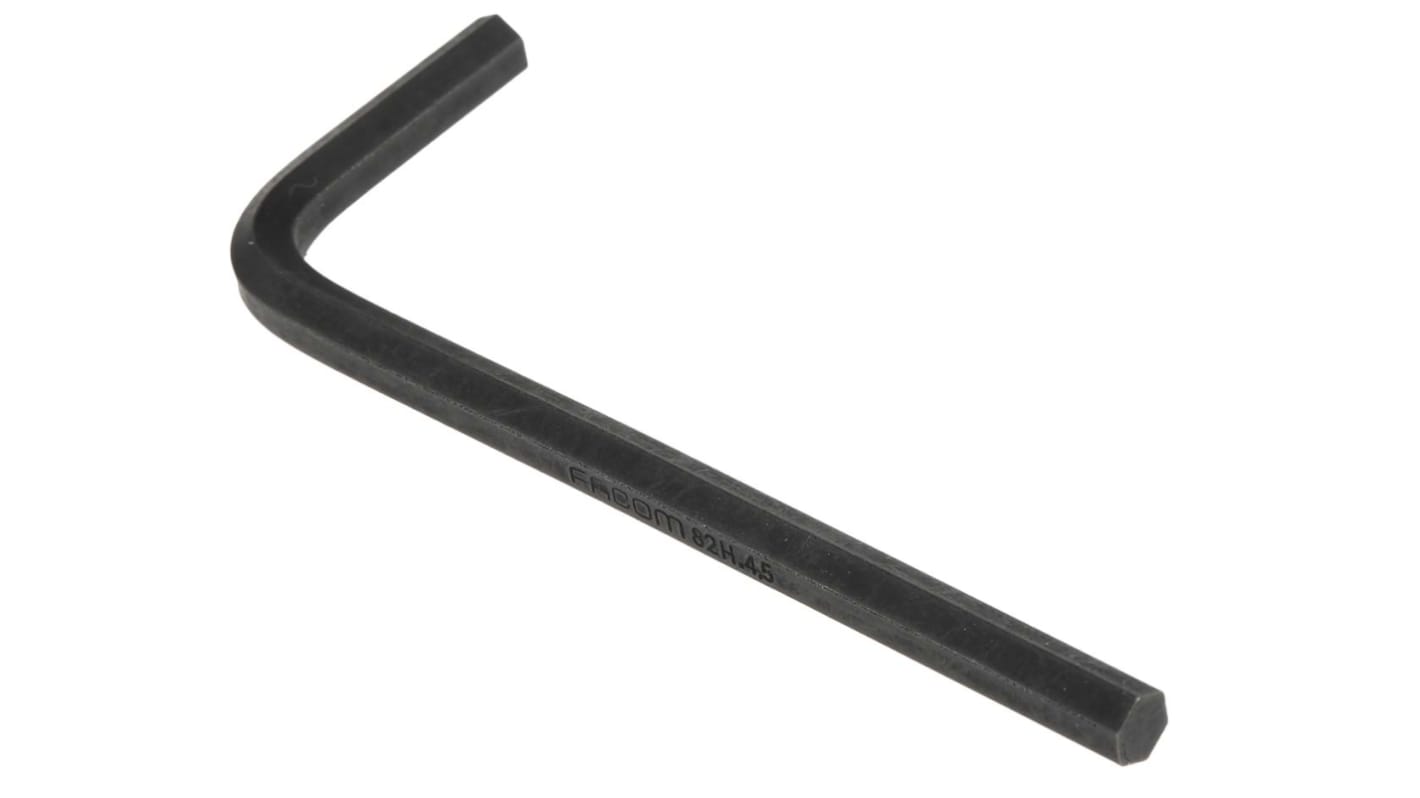 Facom L Shape Metric Hex Key, 4.5mm