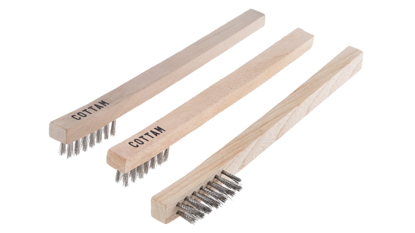 Pędzel do kleju Stal nierdzewna Wire Brush, 12mm Bristle Width