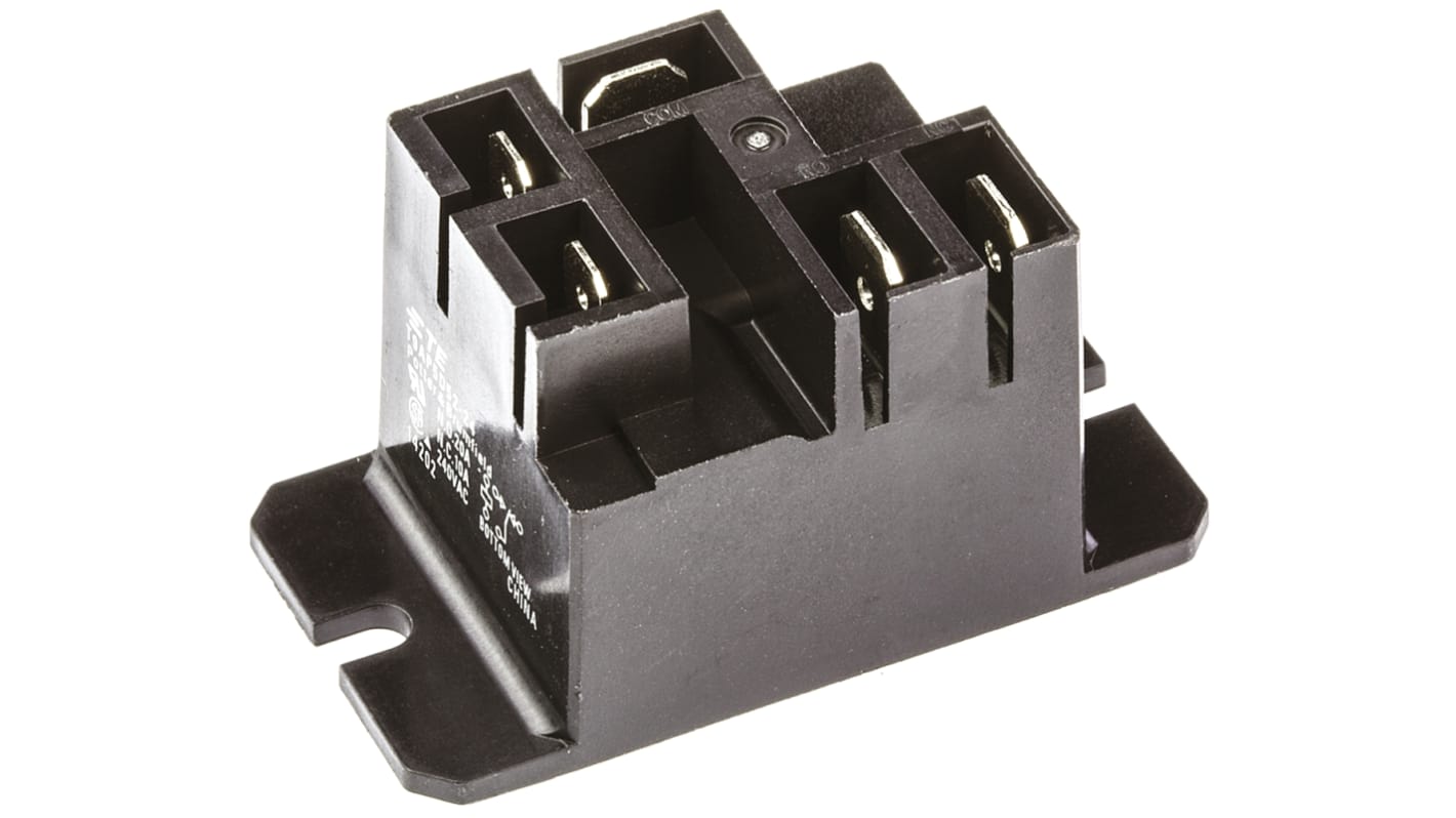 TE Connectivity Flange Mount Power Relay, 24V dc Coil, 20A Switching Current, SPDT