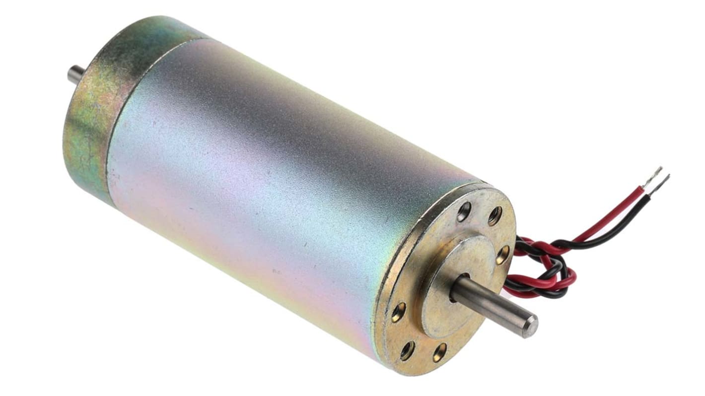 RS PRO Brushed DC Motor, 20 W, 24 V dc, 8.1 Ncm, 5300 rpm