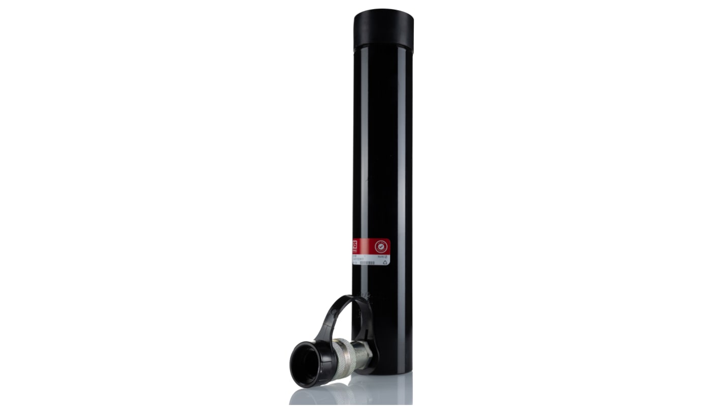 RS PRO Single, Portable General Purpose Hydraulic Cylinder, 10t, 257mm stroke