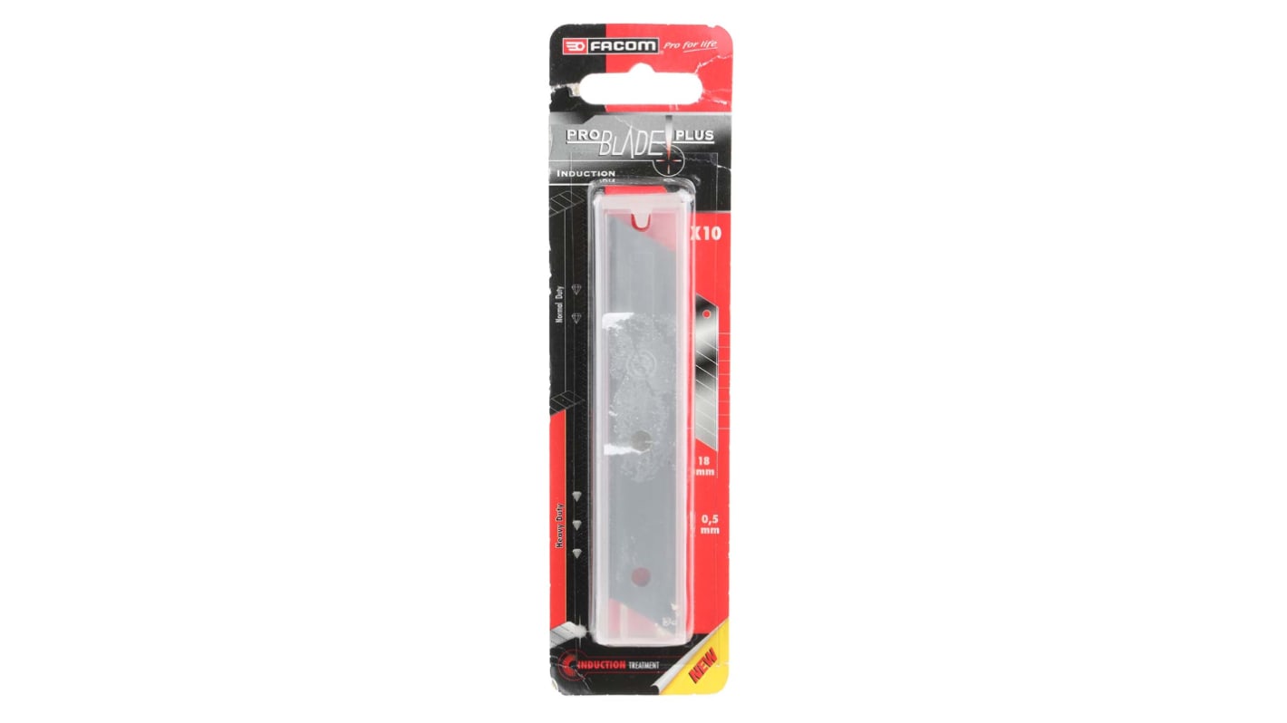 Facom Flat Snap-off Blade, 10 per Package