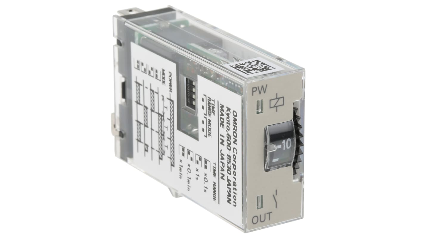 Omron H3RN Series Plug In Timer Relay, 24V dc, 1-Contact, 0.1 s → 10min