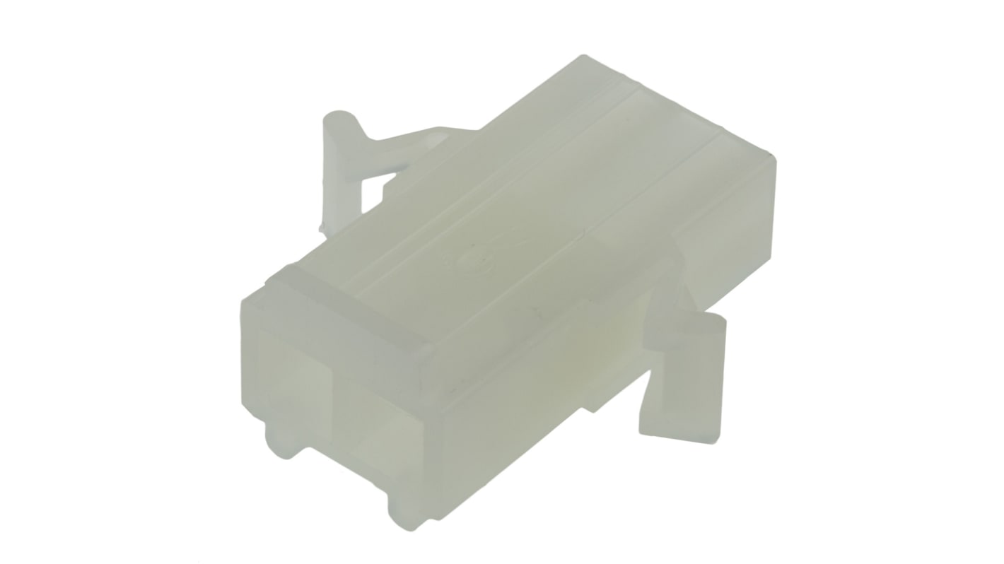 Carcasa de conector Molex 19-09-2028, Serie STANDARD .093", paso: 6.7mm, 2 contactos, , 1 fila filas, Recto, Macho,