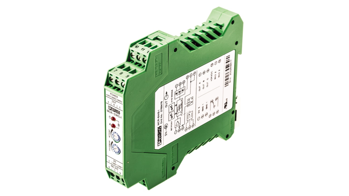 Phoenix Contact 3103 Series Threshold Switch, Current Input