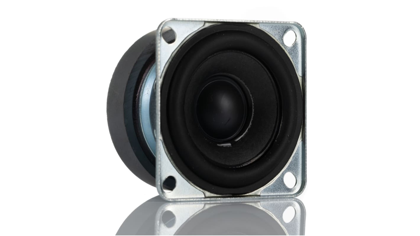 RS PRO 50mm dia 10W nom Full Range Speaker Driver, 8Ω