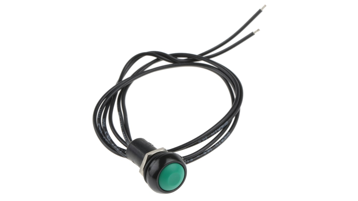 IPR3FAD3 APEM Push Button Switch, Momentary, Panel Mount, 13.6mm