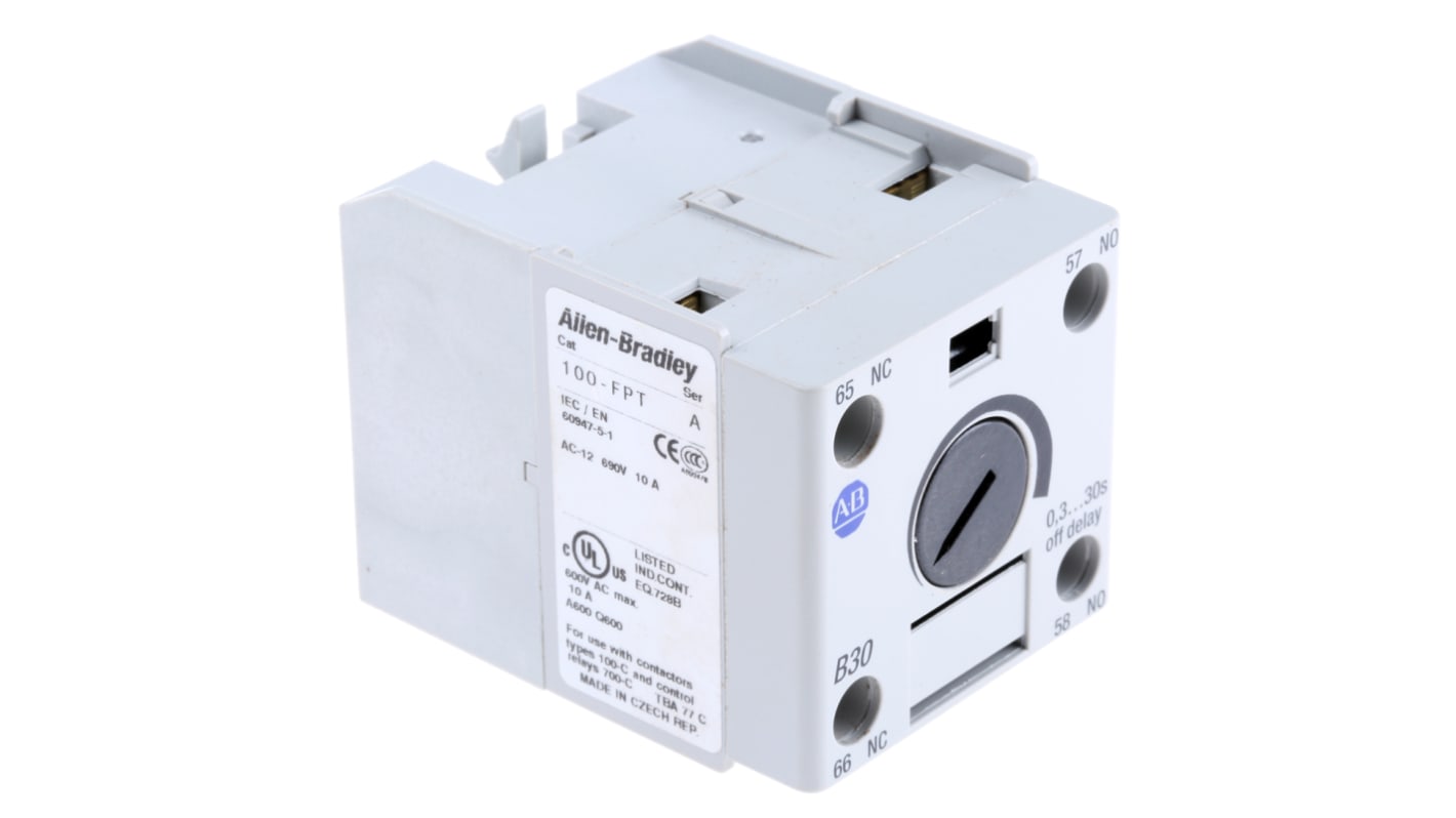 100-FPTB30 | Allen Bradley Bulletin Contactor Timer for use with 100-C ...