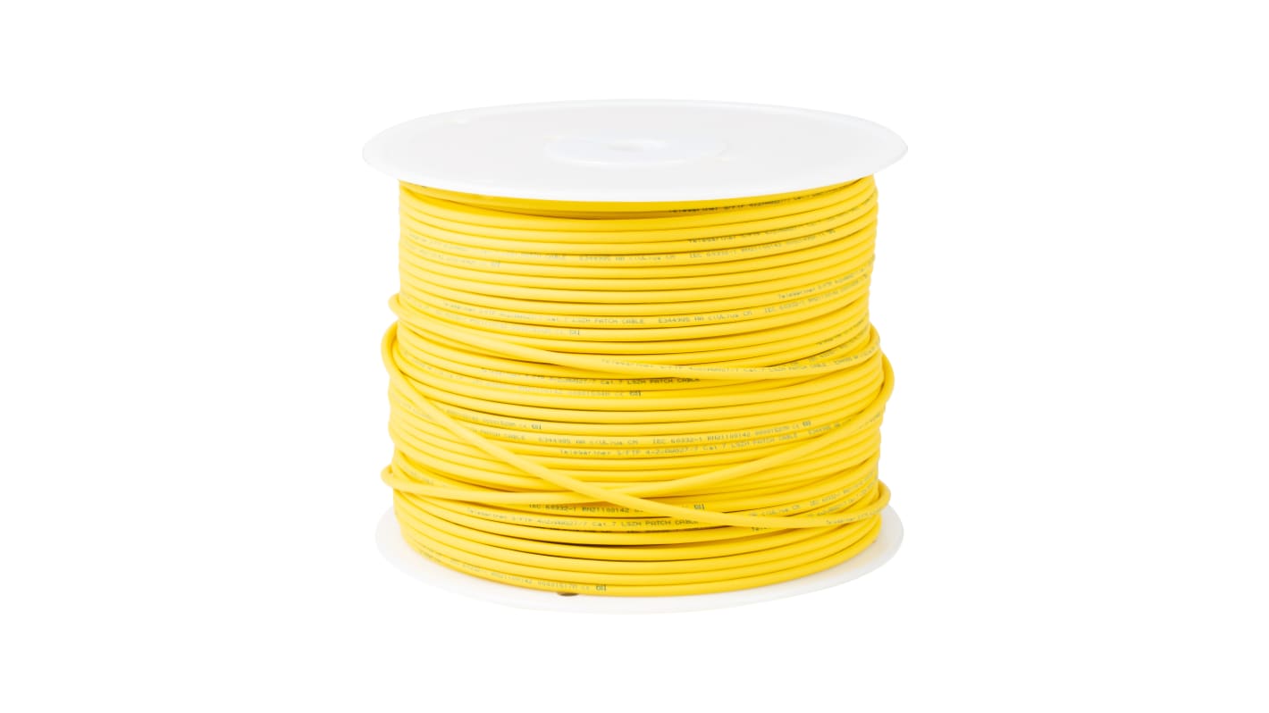 Telegartner Ethernet kábel, Cat7, 305m, Sárga