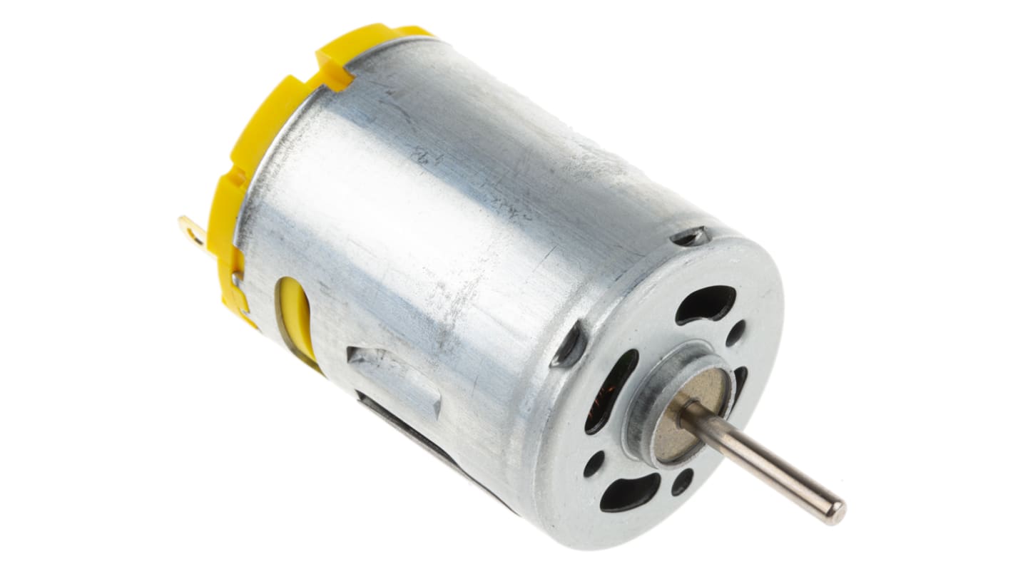 RS PRO Geared DC Motor, 24.6 W, 3 → 7.2 V dc, 107.3 gcm, 22356 rpm, 2.3mm Shaft Diameter