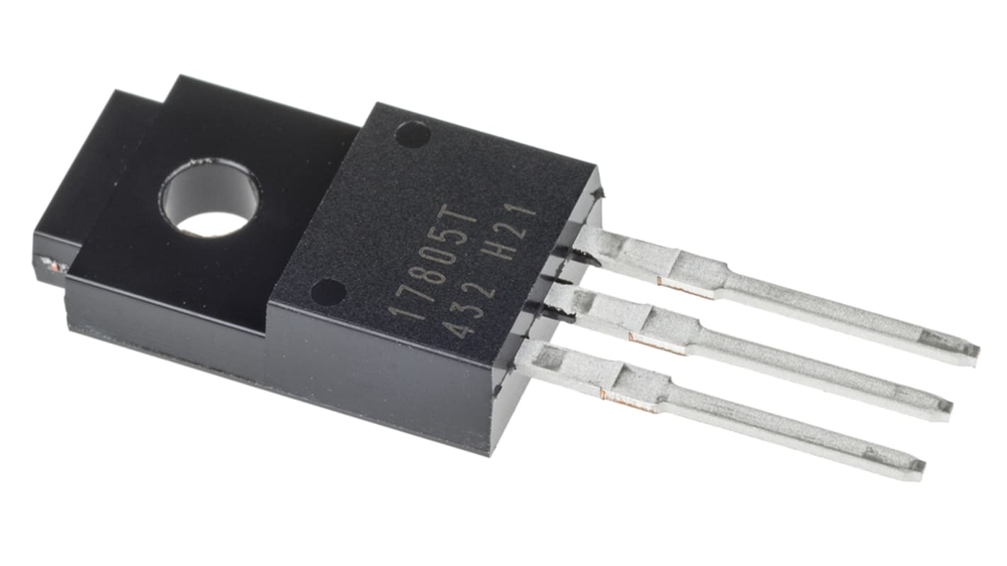 ROHM BA17805T, 1 Linear Voltage, Voltage Regulator 1A, 5 V 3-Pin, TO-220FP