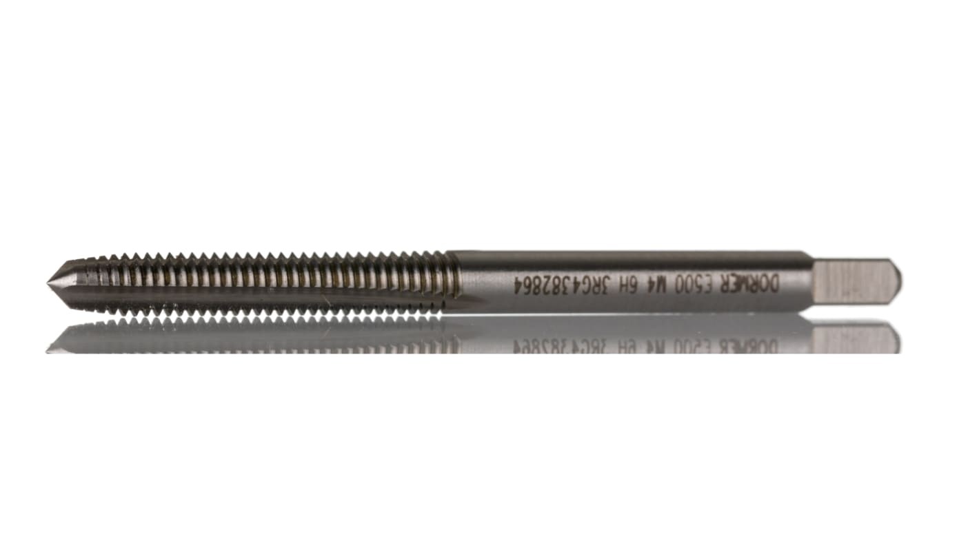 Dormer Threading Tap, M4 Thread, 0.7mm Pitch, Metric Standard, Machine Tap