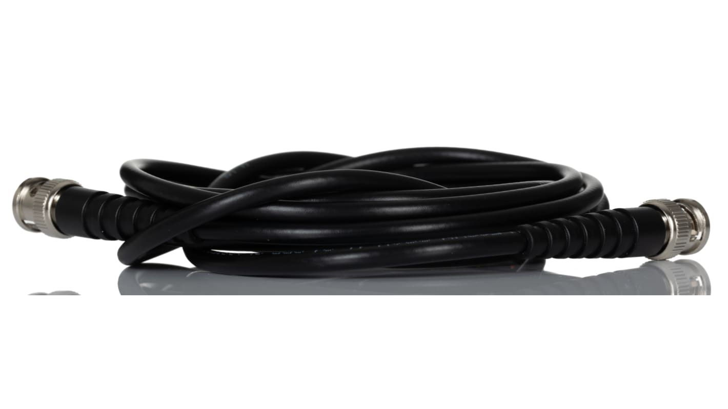 Koaxiální kabel RG58, A: BNC, B: BNC 3m RS PRO S koncovkou