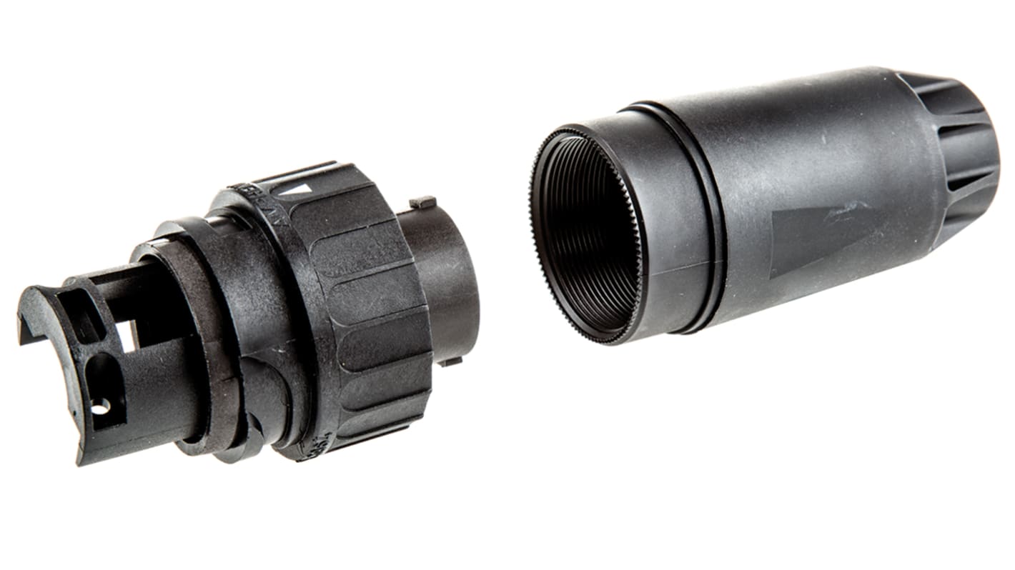 Amphenol Industrial Circular Connector, 12 + PE Contacts, Cable Mount, Plug, Male, IP65, Ecomate C16 Series