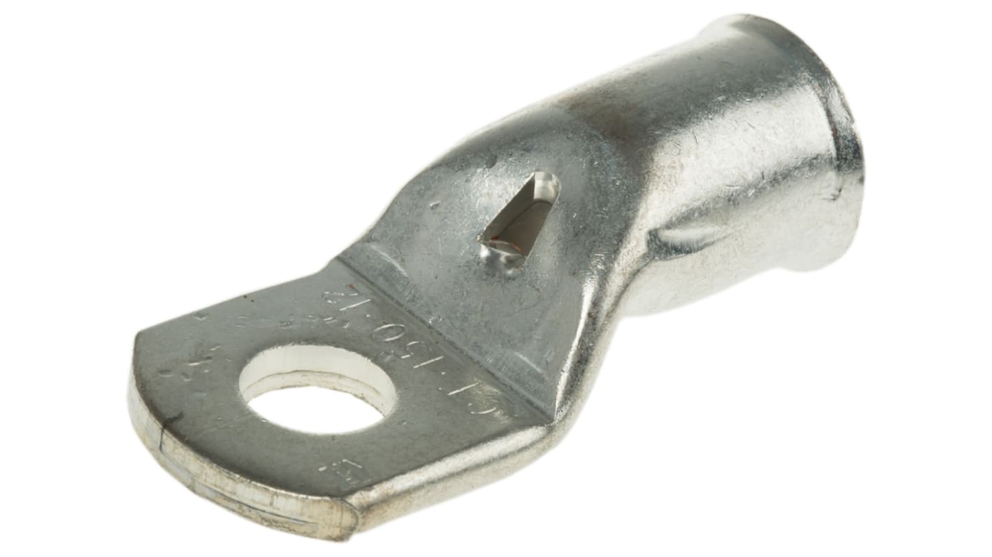 RS PRO Uninsulated Ring Terminal, M12 Stud Size, 150mm² to 150mm² Wire Size