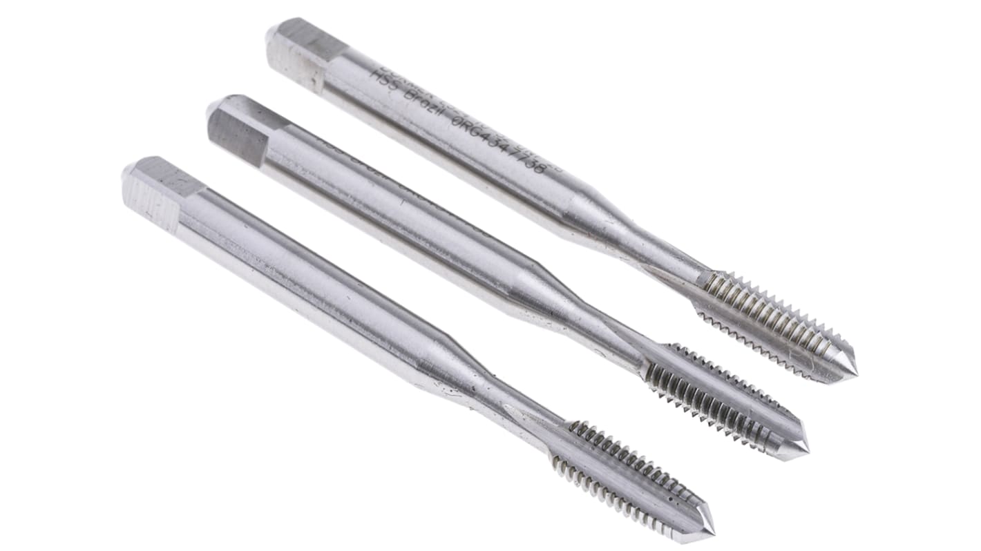 E524 NO.10 X 32 SET Dormer Tap Set, 10 UNF Thread, UNF Standard