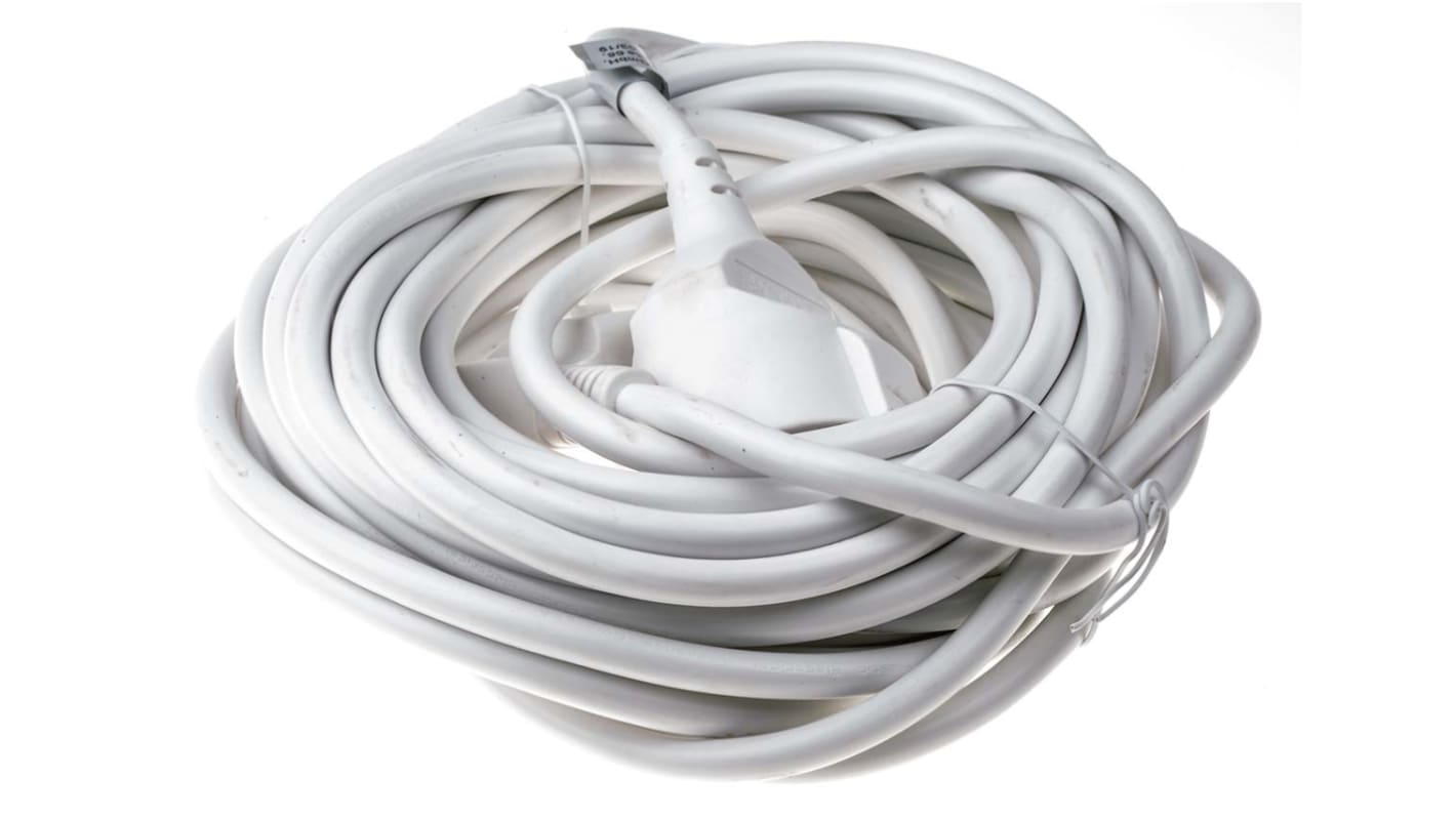 Regleta de enchufes Kopp, 250 V Blanco