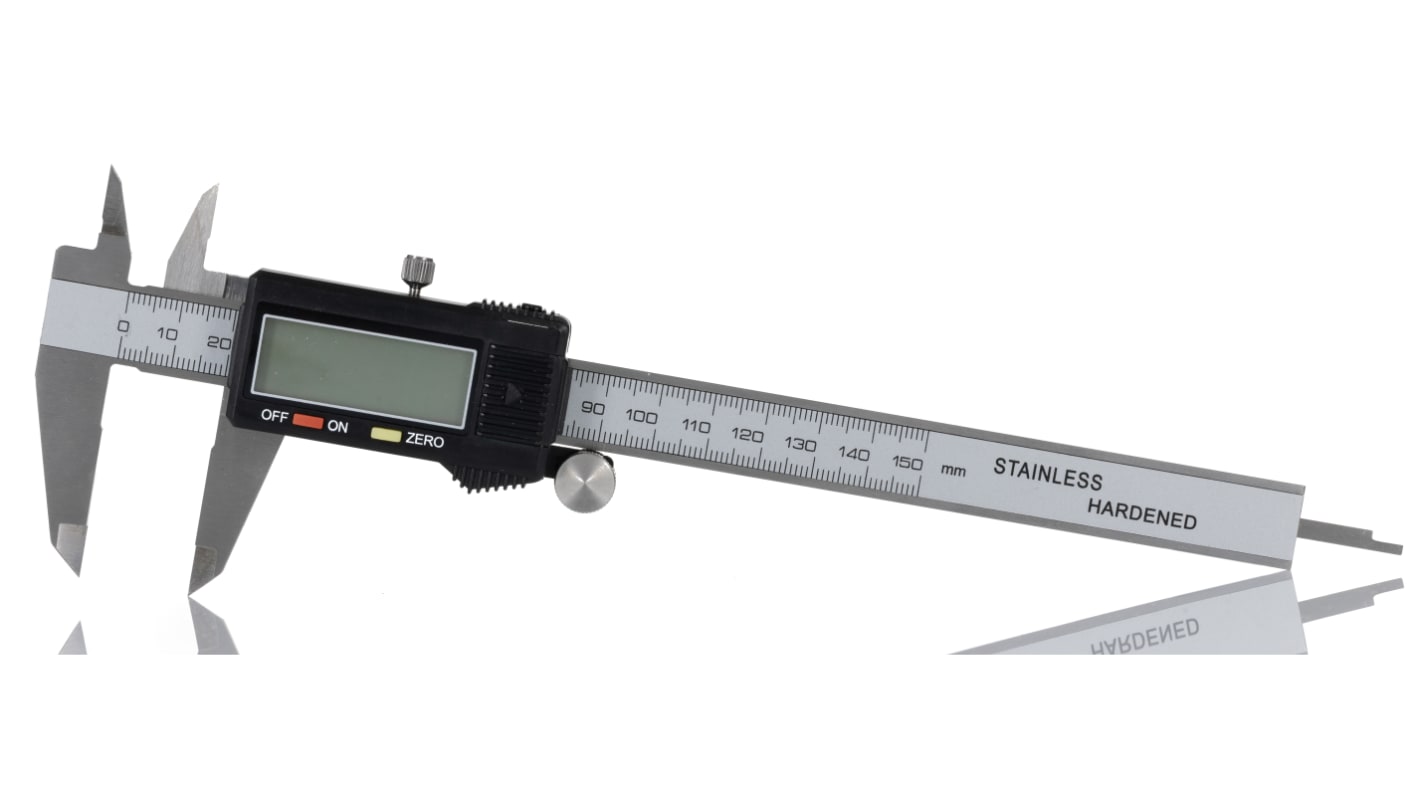 RS PRO 150mm Digital Caliper Caliper 0.01 mm Resolution, Metric | RS