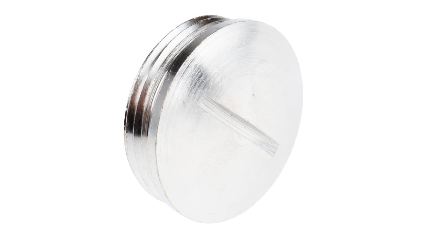 Lapp Blanking Plug, PG21, Nickel Plated Brass, 30mm Diameter, Threaded