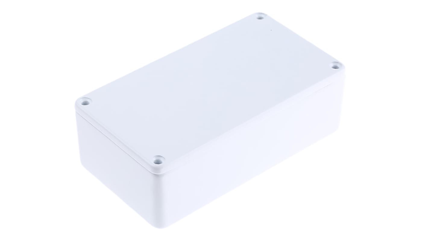 CAMDENBOSS 5000 Series White Die Cast Aluminium Enclosure, IP54, White Lid, 120 x 66 x 40mm