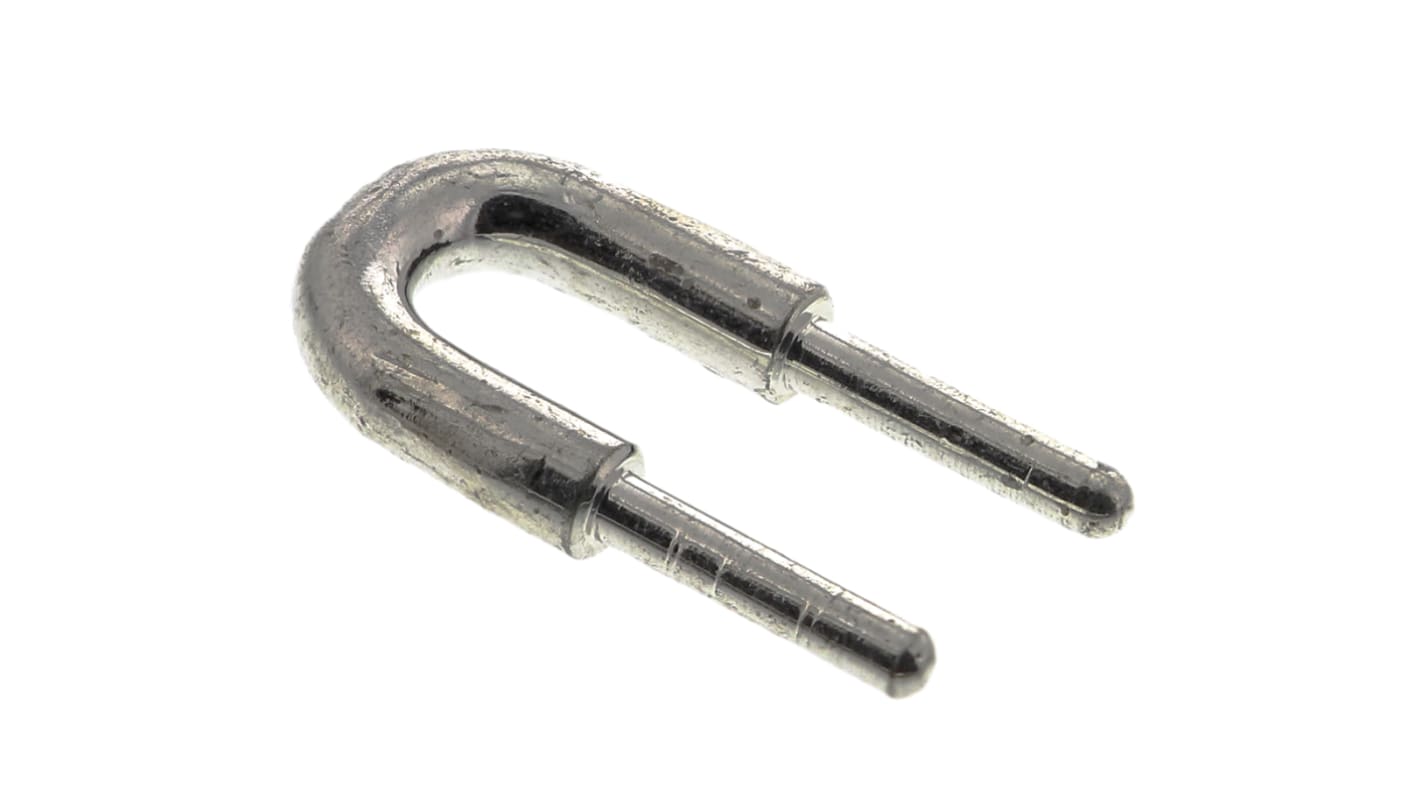 Stelvio Kontek Stecker Jumper Steckbrücke 2-polig, Raster 2.54mm, Länge 3.54mm, Nicht isoliert