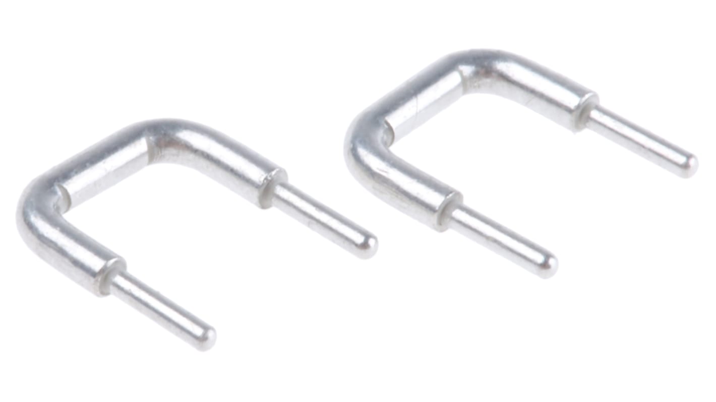 Stelvio Kontek Stecker Jumper Steckbrücke 2-polig, Raster 5.08mm, Länge 5.68mm, Nicht isoliert