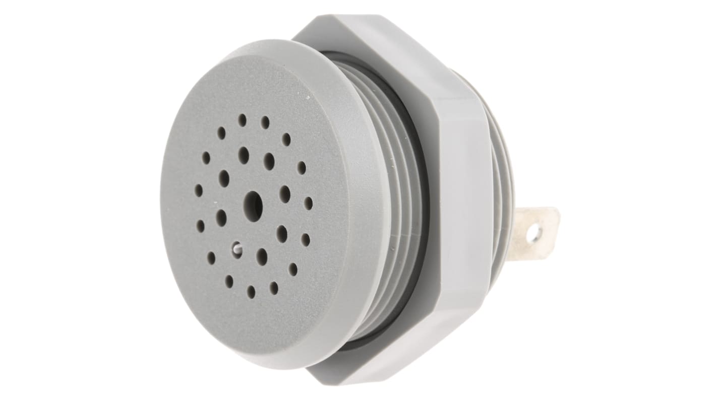 Sonitron Piezo Buzzer Dauerton, 87dB, Frontplattenmontage, 2V dc→35V dc, Intern, ø 36.5mm, 36.5 x 26mm