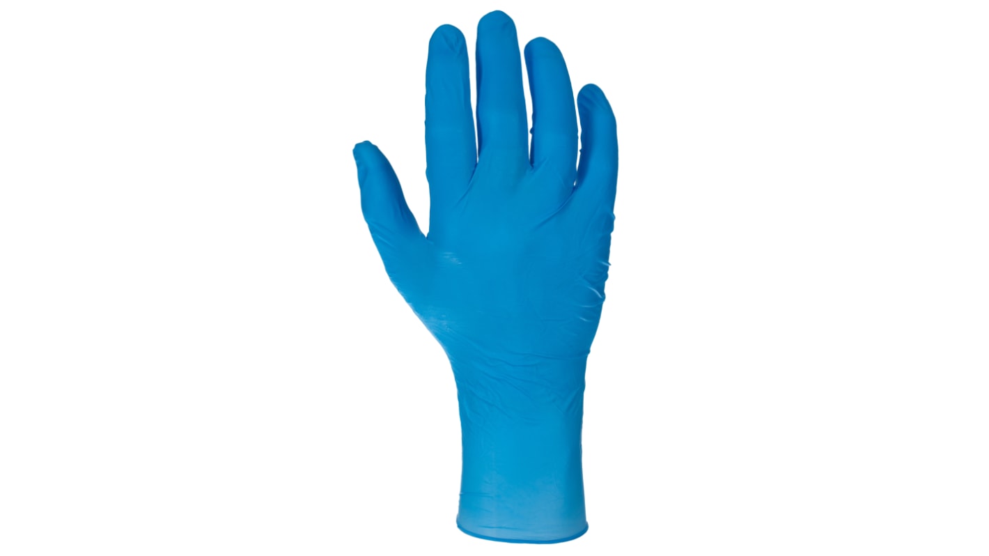 Guantes desechables RS PRO sin polvo de Nitrilo Azul, talla 9, L, caja de 50 unidades